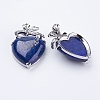 Natural Lapis Lazuli Pendants G-E433-B-05P-2