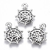 Tibetan Style Alloy Pendants TIBE-N010-12AS-RS-1