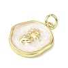 Ocean Theme Brass Enamel Pendants LS-KK-H270-06G-01-2