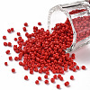 Baking Paint Glass Seed Beads SEED-S001-K20-1