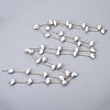 Handmade ABS Plastic Imitation Pearl Beads Chains CHC-T012-28LG-3