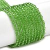 Transparent Glass Beads Strands GLAA-H021-03-18-1