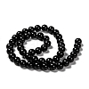 Natural Obsidian Beads Strands G-K123-06-8mm-2