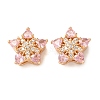 Brass Micro Pave Cubic Zirconia Beads CU-CBAEC99-33G-02-1