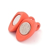 Alloy Magnetic Clasps with Loops PALLOY-P223-B01-08-3