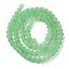 Imitate Austrian Crystal Frosted Glass Beads Strands EGLA-A039-T2mm-MD24-2