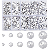 70G  5 Styles ABS Plastic Imitation Pearl Cabochons OACR-SC0001-45A-1
