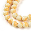 Baking Paint Glass Beads Strands DGLA-N012-8mm-03-3