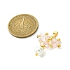 Shell Pearl Beads Glass Pendants PALLOY-MZ00432-01-2