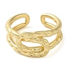 Brass Open Cuff Rings for Women RJEW-Z070-07G-01-2
