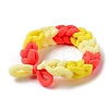 Gradient Nylon Elastic Hair Ties OHAR-D010-05A-3