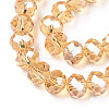 Electroplate Glass Beads Strands EGLA-A034-T8mm-A30-2