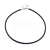 Braided Round Imitation Leather Bracelets Making BJEW-H610-01P-14-1