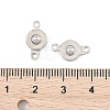 SHEGRACE Brass Snap Clasps XGR0120P-167P-2