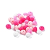 Rondelle Food Grade Eco-Friendly Silicone Focal Beads SIL-F003-07D-1