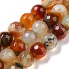 Natural Agate Beads Strands G-C082-A01-19-2
