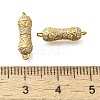 925 Sterling Silver Micro Pave Clear Cubic Zirconia Screw Clasps STER-U006-05G-3