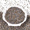 Spray Painted Picasso Cylinder Glass Seed Beads GLAA-T028-12A-12-3