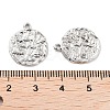 Anti-Tarnish Rhodium Plated 925 Sterling Silver Pendant STER-H111-04P-3