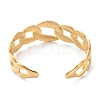 304 Stainless Steel Cuff Bangles for Women LS-BJEW-K263-05G-15-3