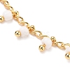 Glass Charm Bracelets BJEW-JB05600-04-2