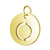 304 Stainless Steel Charms STAS-S105-T514G-O-1