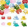 16Pcs 8 Styles Marine Theme Glass Enamel Beads LAMP-TA0002-31-2