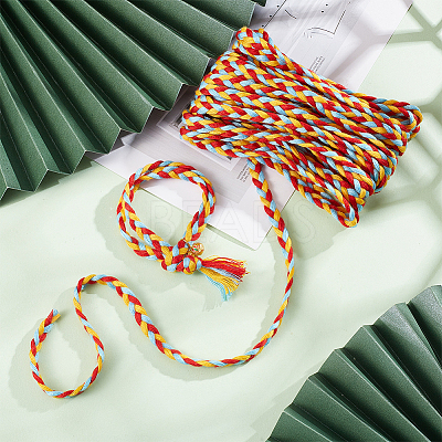 3-Ply Polyester Braided Cord OCOR-WH0060-80A-1