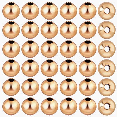 Brass Spacer Beads KK-BBC0015-08B-1