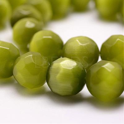 Cat Eye Beads Strands CE-k002-12mm-M-1