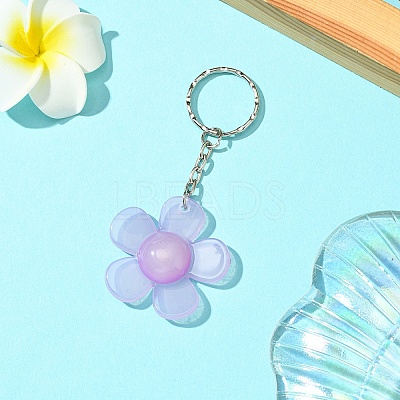 Flower Resin Keychain KEYC-YW00152-02-1