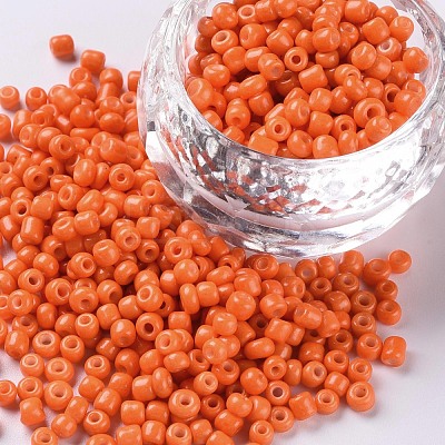 Baking Paint Glass Seed Beads SEED-US0003-4mm-K4-1