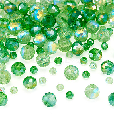 120Pcs 4 Styles Electroplate Glass Beads EGLA-TADJ0001-13C-1