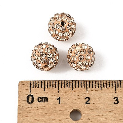 Pave Disco Ball Beads RB-A130-10mm-15-1