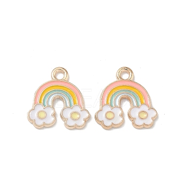 Easter Alloy Enamel Pendants ENAM-I055-01KCG-02-1