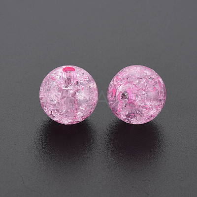 Transparent Crackle Acrylic Beads LS-MACR-S373-66B-N02-1