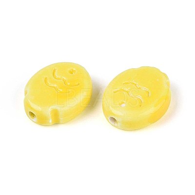 Handmade Porcelain Ceramic Beads PORC-T133-24H-1