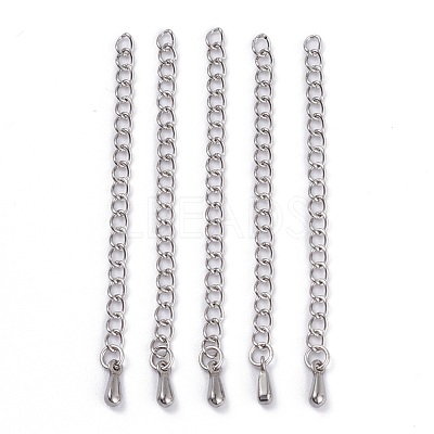 Tarnish Resistant 304 Stainless Steel Chain Extender STAS-D037-1