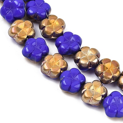 Czech Pressed Glass Beads GLAA-I061-23A-1
