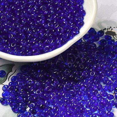 Transparent Colours Glass Seed Beads SEED-P006-02A-16-1