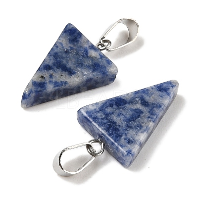 Natural Blue Spot Jasper Pendants G-B127-04P-04-1