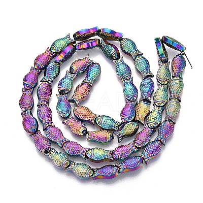 Electroplate Glass Beads Strands EGLA-T025-03D-1