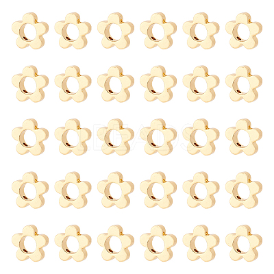 30Pcs Brass Bead Frames KK-DC0002-54-1
