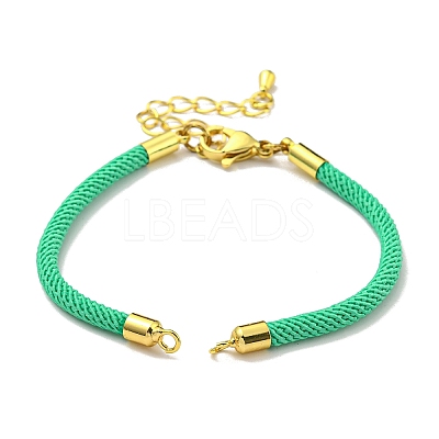 Nylon Cords Bracelet Makings Fit for Connector Charms AJEW-P116-02G-1