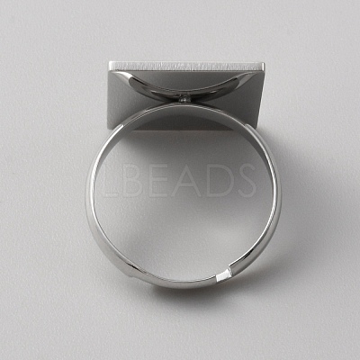 Stainless Steel Tarot Card Adjustable Ring for Women RJEW-WH0001-018P-04-1