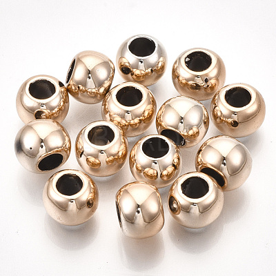 UV Plating ABS Plastic European Beads CCB-S162-28H-03-1