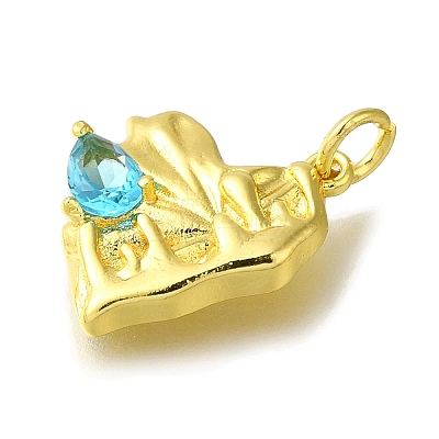 Rack Plating Brass Pendant KK-H485-06G-02-1