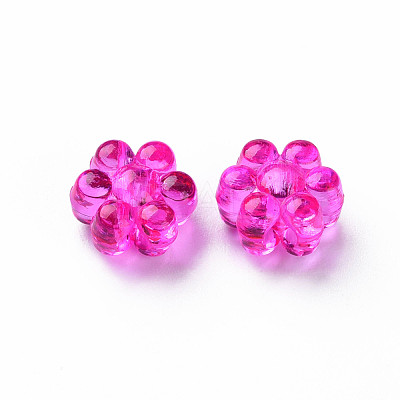 Transparent Acrylic Beads X-MACR-N013-016-1