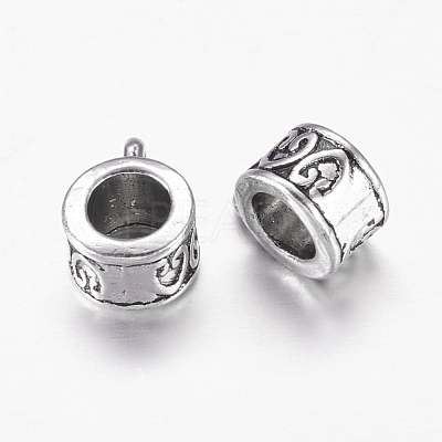 Tibetan Style Alloy Tube Bails LF11532Y-NF-1