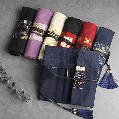 Dragon Pattern Cotton Fabric DIY-WH0579-96C-1